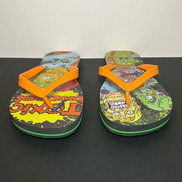 Mens Big Herc x TOXIC CRUSADERS Flip Flop Sandals 1 of 100 / Size 12 - Picture 2 of 7